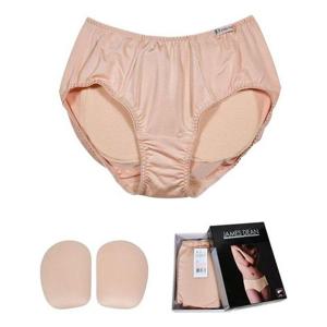 (제임스딘) 힙업 라인 탈착힙패드 여성 미디 뽕팬티 (WBBD19B)