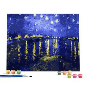 DIY 명화 그림그리기 세트 고흐 아를 별이빛나는밤에 40x50