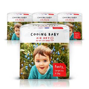 쿠잉 기저귀 에어드라이 팬티형 대형 26매 x4팩