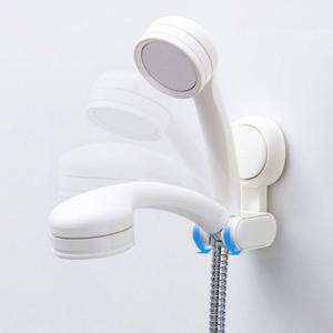 각도조절 흡착식 샤워기거치대 착 붙이는 샤워기 빨판 거치대 N232
