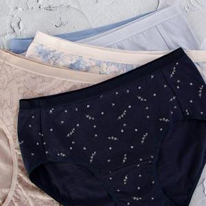 [제이투와이]90-110 여성빅사이즈 소프트밴드 무드여성맥시팬티 5매 순면스판