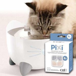 고양이정수기필터 캣잇 PIXI 정수기 필터 리필용 6개입 1P 자동 음수기