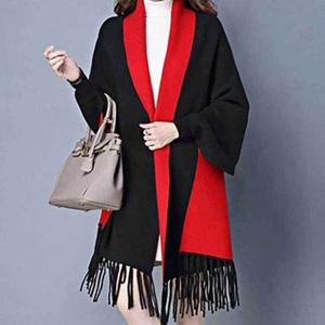 [엄지척]2 색 가디건 숄 니트겨울가디건 여성가디건 망토숄_19792055_667501