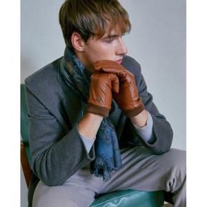 갤러리아_[닥스남성장갑] DCGV5F148CM 카멜 양가죽 니트시보리 스마트폰터