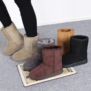 [바나나팜스]주니어 성인방한부츠 2411 미들퍼 털부츠-250mm(cs)