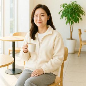 [보슈아][sado]여성 플리스 집업 겨울자켓 가벼우면서 보온성이 뛰어난 일상룩 1052W