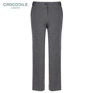 [크로커다일레이디]직영_포켓 잔체크 일자핏 팬츠_CLBWPT202
