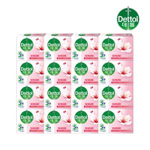 [데톨] 스킨케어 항균비누 100g 1입 x16개