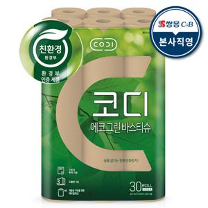 코디 에코그린 바스티슈 30미터 30롤 1팩