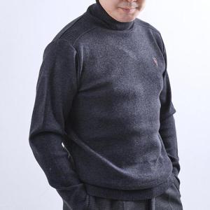 [중년의품격] 중년 남자 겨울 도톰 부드러운 울 목폴라 니트티 147