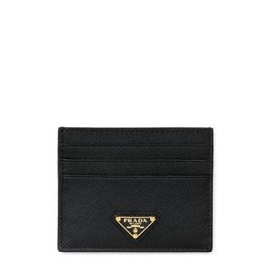 프라다 25FW 블랙 삼각로고 사피아노 카드지갑 1MC025 QHH F0002