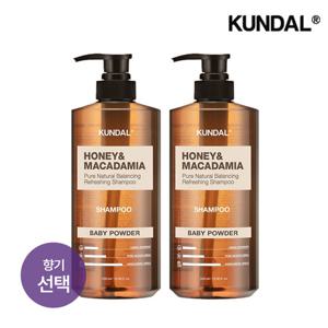 쿤달 허니 앤 마카다미아 네이처 샴푸 500ml x2개 향 20종 택1