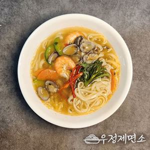 [우정제면소] 멸치맛 칼국수 12인분세트 (생면2kg+스프12봉)