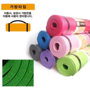 운동매트 멀티 요가매트10mm NBR 고무재질 두꺼 헬스매트 HWA08376