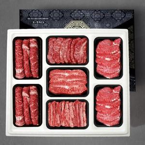 갤러리아_[2/13(금)명절마감] 횡성한우1++ 마블링9 등심2 안심2 특수2 갈비