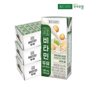 갤러리아_건국두유 비타민 두유 190ml 72팩