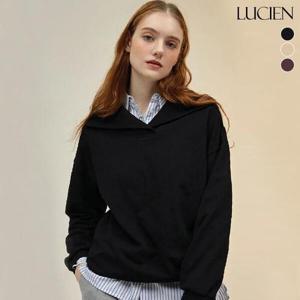 [루시앙]루시앙 와이드 빅 브이넥 카라 스웨터 3종 SET