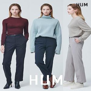 [HUM][본사][HUM]여)세미 스트레이트핏 본딩 슬랙스(HHOWCPS584P)