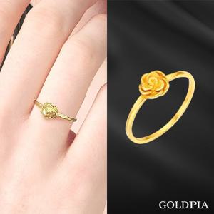 [골드피아] 24K 순금 장미 꽃 반지