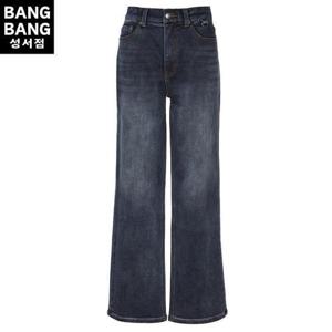 뱅뱅성서 HC04 겨울여성 기모 루즈핏 스판청바지 와이드 허리 인밴딩 따뜻