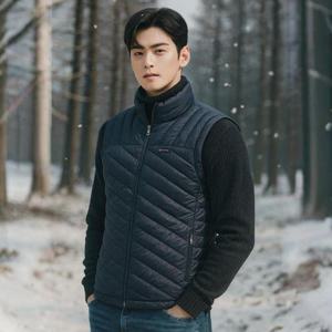[콜핑]콜핑 남성 겨울 웰론 부드러운 소재 퀄팅 경량 등산 패딩조끼