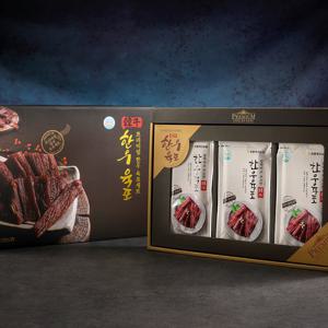 [장흥축협] HACCP인증 국내산 한우육포 선물세트 2호 40g×9봉