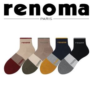 [레노마] 남성 중목 스포츠 이중쿠션 파일 양말 RM5301
