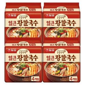 농심 얼큰장칼국수 103g X 16봉