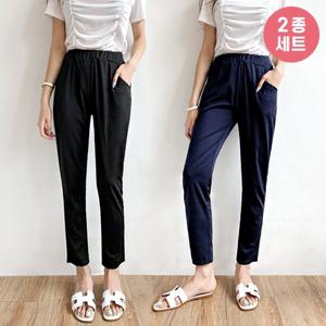 ★2종세트★ 시원한 매직스판 밴딩 슬랙스 쿨팬츠 ★1701