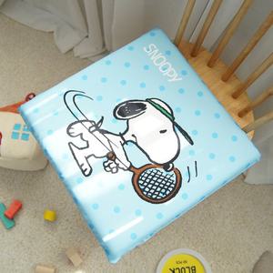 스누피 폴리캔버스 테니스 프린팅 메모리폼방석