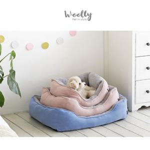 울리  코랄블루/로즈핑크 애견방석 S