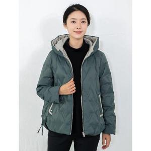 [모슬린]엄마옷 덕다운 투톤 패딩점퍼 MQG125037 마담/미시옷/중년여성의류/빅사이즈/50대/60대여성옷