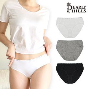 ★3매세트★[페리힐즈] 여성 고신축 스타일리쉬 포인트 팬티