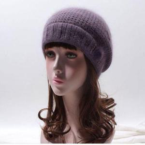 [에스엠시]5컬러 쌍진주 중년여성 겨울모자