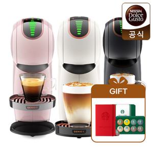 [이청아 PICK!] 돌체구스토 캡슐 커피머신 지니오S 쉐어 스타벅스 앳홈 팩  크림(캡슐2/머그2/마커펜1)