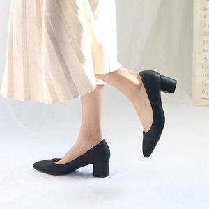 청키힐 정장구두 베이직 펌프스 5.5cm (215-270) (WEFD855)