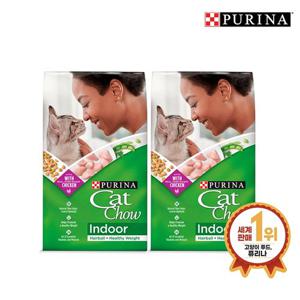 [퓨리나] 캣차우 인도어 6.8kg 2개 / 젼연령 / 고양이사료