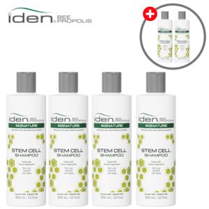 미국직수입 아이덴 시그니처 스템셀 프로폴리스 탈모샴푸 350ml 4통+2통 더