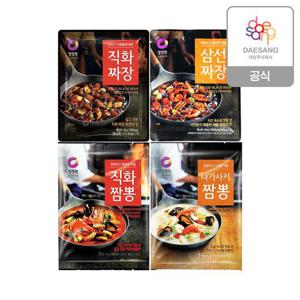 청정원 짬뽕/짜장 분말 6개 골라담기