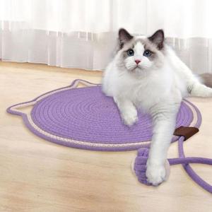 튼튼한 고양이 스크래쳐 스크래처 매트 끈 볼 장난감