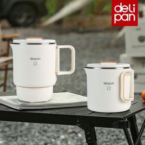 [신제품] 델리팬 휴대용 전기포트 DEL-KT71M 여행용 멀티포트 전기주전자 에어포트
