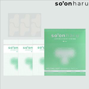 (주름탄력패치)소온하루 멜팅 도트 링클 미간 패치 1박스 총 54피스