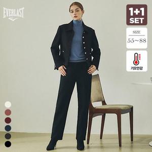 (홈쇼핑)1+1 에버라스트 겨울 여성 링클프리 6컬러 12골 기모 코듀로이팬츠 골지바지 루즈핏 Bon-2595s2