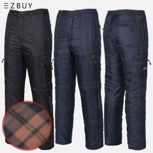 이지바이 남성 겨울 프로쉴드 기모 안감 방한 패딩 바지 (M6WP25)