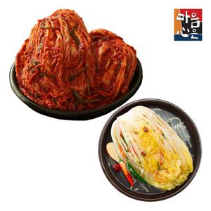 [마음심은] 포기김치 5kg + 백김치 2kg / 익을수록 시원한