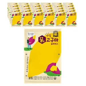 [바로드숑]해동없이 바로먹는 실온 보관 특허 꿀고구마(슬라이스)120g x 30팩