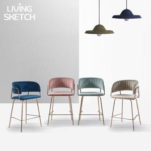 [리빙스케치] 에덴 바베로 슬림 홈바체어[착불]빠 카페의자