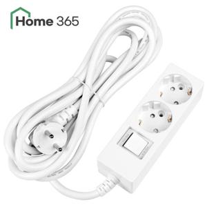 [홈365] 국산 과부하차단 멀티탭 2구 5m / 16A 접지 멀티콘센트