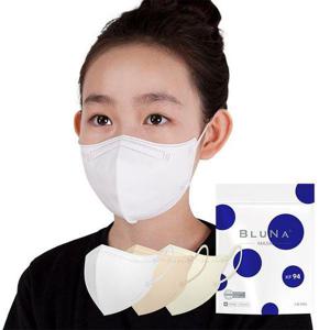[블루나]숨편한 KF94 2D 100매 소형 황사방역 컬러마스크 새부리형
