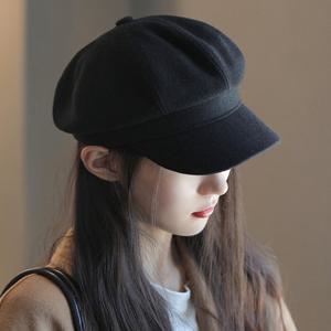 [루즈루나] 리정리 헌팅캡 울 팔각모 캡 베레모 빵모자